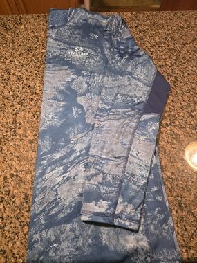 Realtree Men's Long Sleeve Performance Shirt in Blue Camo